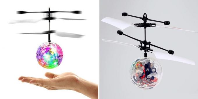 what to give your child: Glowing helicopter drone