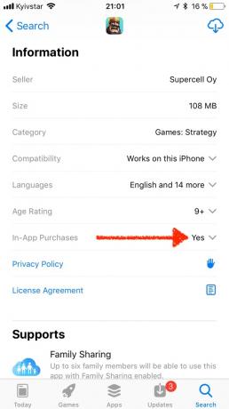 App Store in iOS 11: built-in purchase