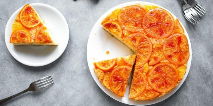 Pie with tangerines. The most fragrant winter baking