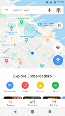 Incognito mode in «Google Maps»