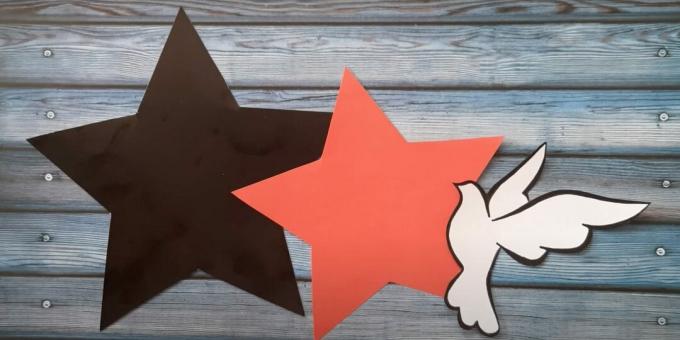 Crafts for May 9: Make stars and a bird