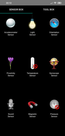 review Xiaomi Pocophone F1: SensorBox