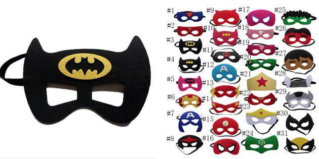 masks of superheroes