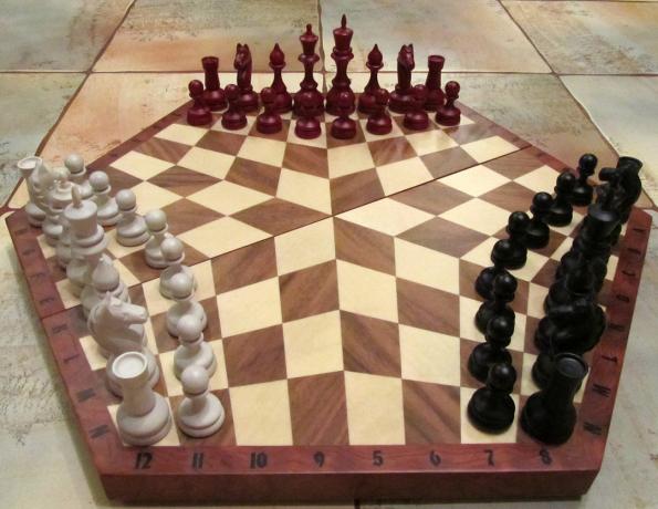 Unique gifts for the New Year: chess for three
