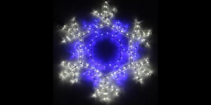 Illuminated snowflake