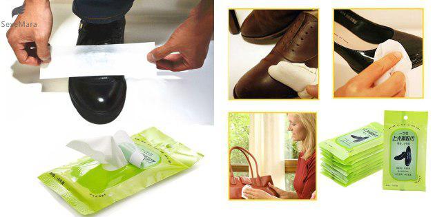 Napkin for shoes