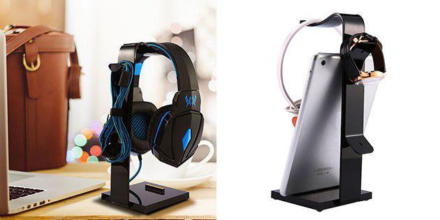 Stand for headphones and gadgets