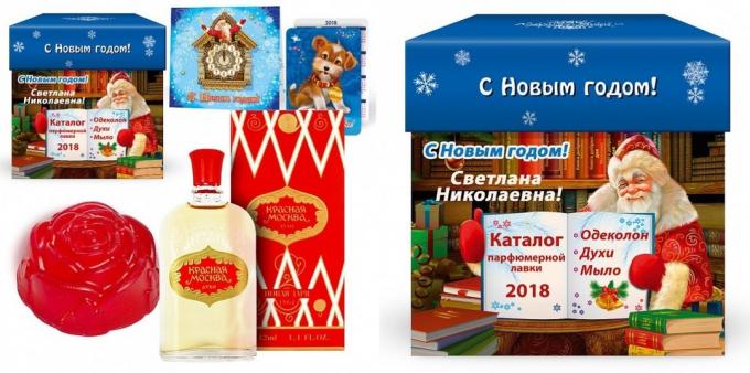 Gifts for the New Year: a set of "Red Moscow"