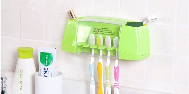 Organizer for toothbrushes