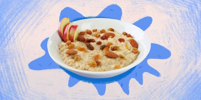 Healthy food: porridge multizlakovaya