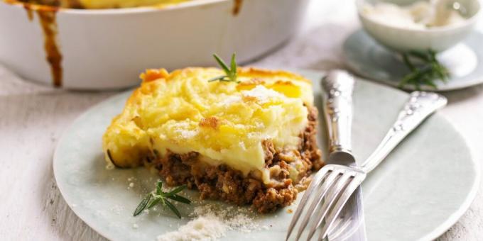 Simple Shepherd's Pie with Mince and Cauliflower