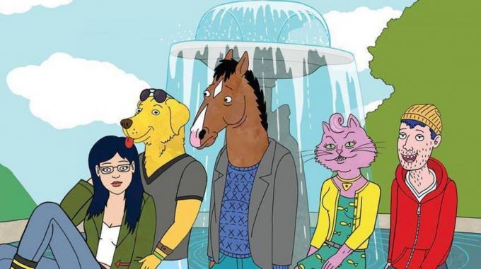 psychedelic BoJack Horseman