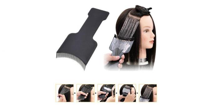 Tool for hair dyeing
