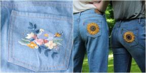 How nice to sew or to mask a hole in the jeans