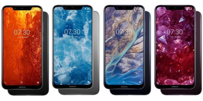 Nokia X7: body colors