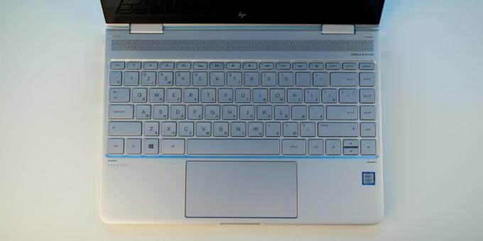 HP Spectre x360: Keyboard