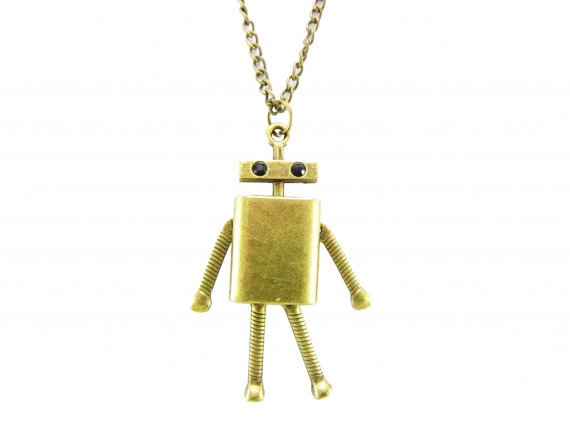 pendant in the form of a robot