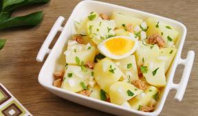 Potato salad with tuna
