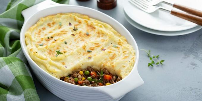 Classic shepherd's pie