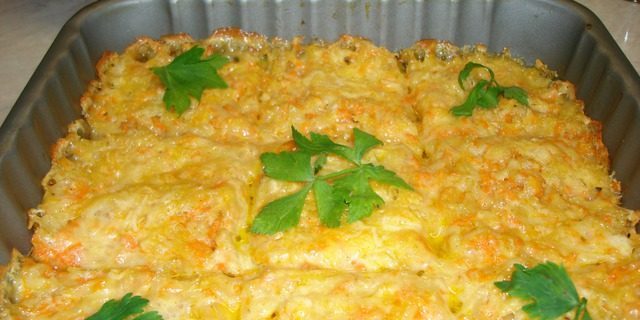 Potato gratin with pumpkin