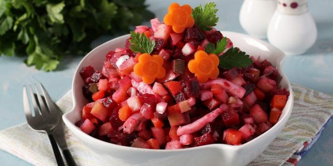 Vinaigrette with squid