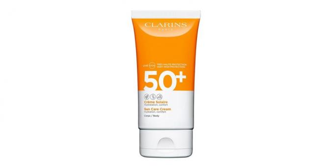 The best sunscreen: Sunscreen Body Clarins Crème Solaire Corps