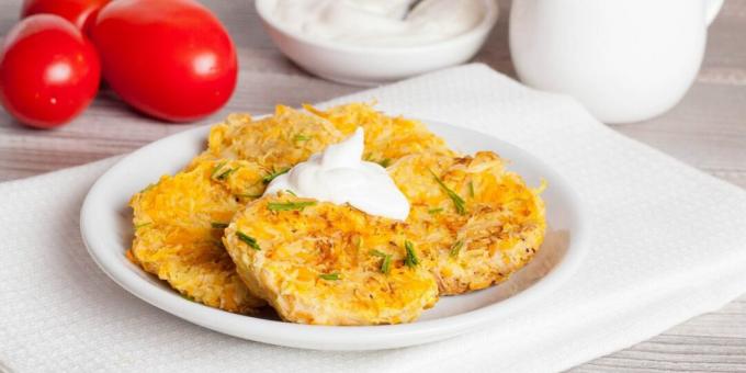 Perfect hashbrowns: crispy on the outside and tender on the inside.