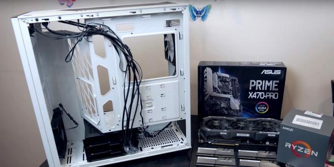 How to assemble a computer: prepare the case