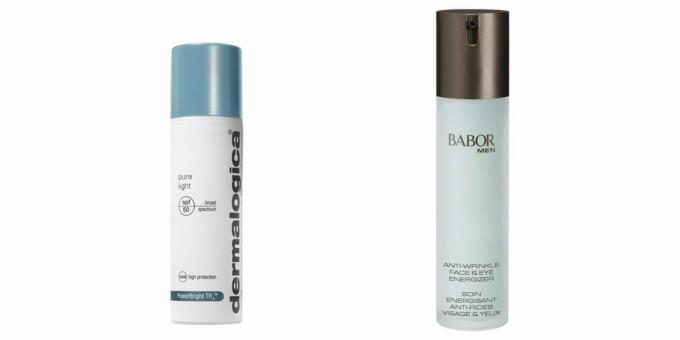 Men's cosmetics: moisturizing day care for normal or combination skin