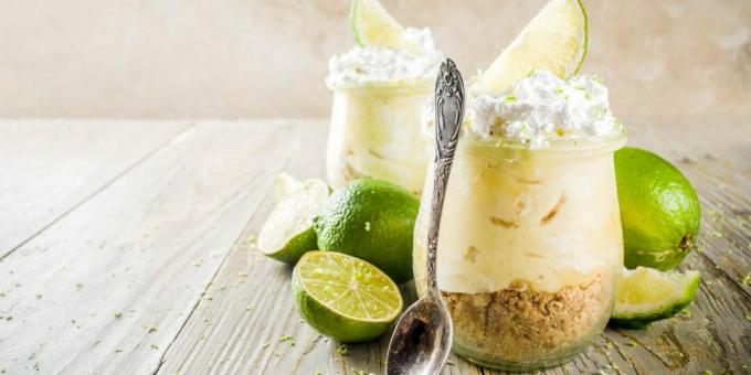 No-bake lime cheesecake