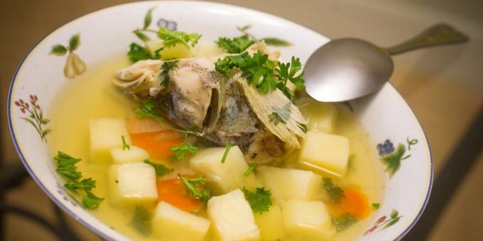 Recipe soup of river fish