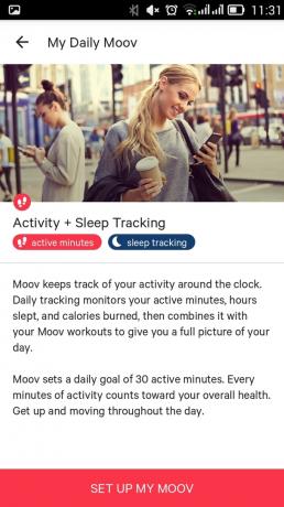 Moov Now: Day Activity