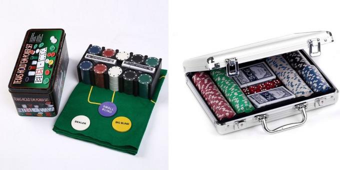 Send flowers for the New Year: Poker Set