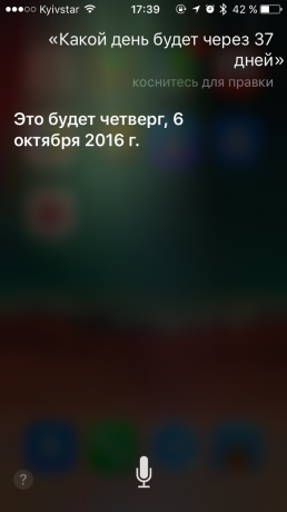  Siri command: date and time