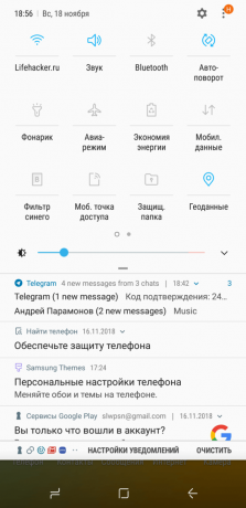 Samsung Galaxy A9: Interface