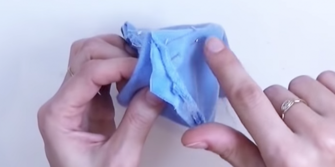 DIY soft toys: sew the corners