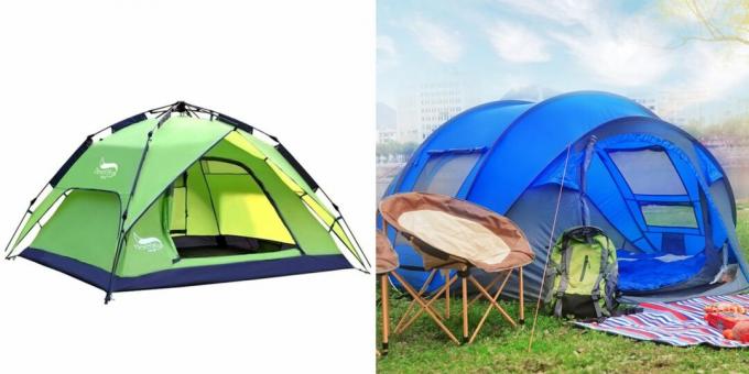 Automatic tent