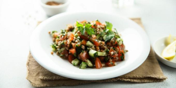 Tabbouleh with buckwheat