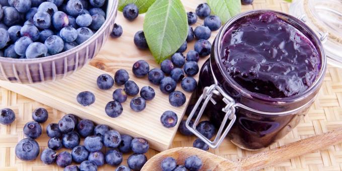 Blueberry jam for the winter
