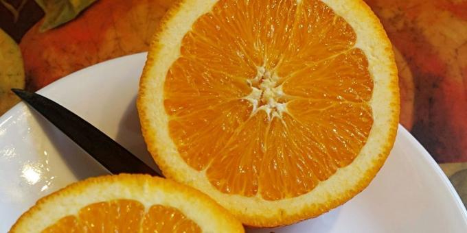 Useful fruit and berries: orange