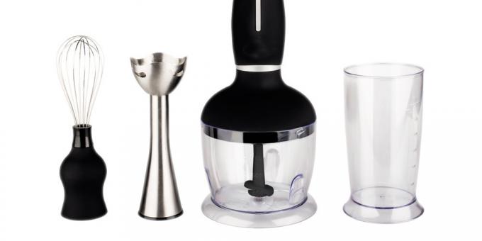 How to choose a blender: Main nozzle and the bowl hand blender