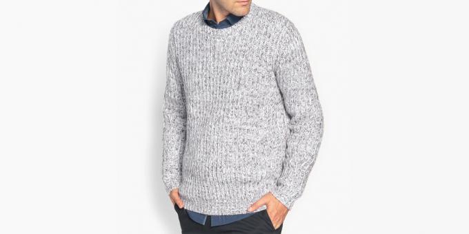 Pullover knitted from dense La Redoute Collections