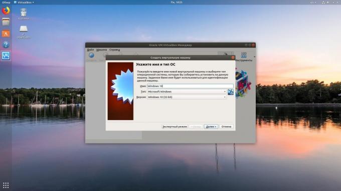 VirtualBox will install a Windows-program on Linux