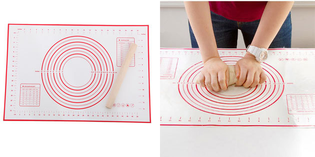 silicone mat for rolling dough