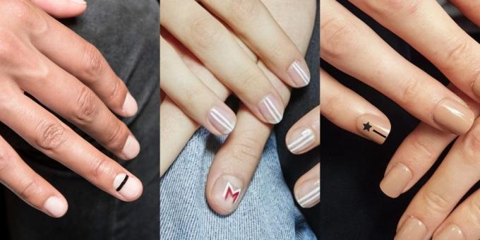 Fashion Nails 2018: Single accents