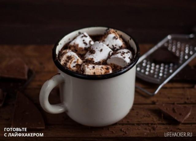 Recipe: Perfect Hot Chocolate - add marshmallow