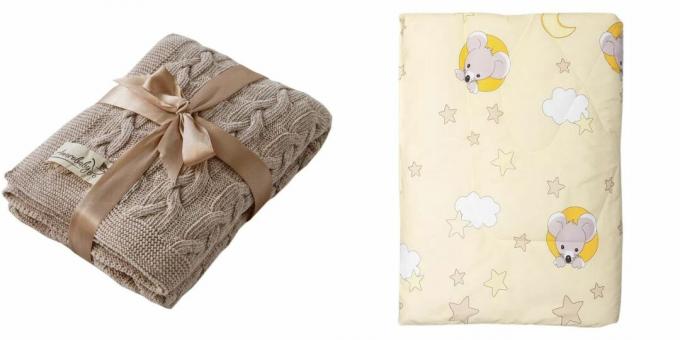What to give for the birth of a child: a blanket