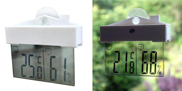 Thermometer with display