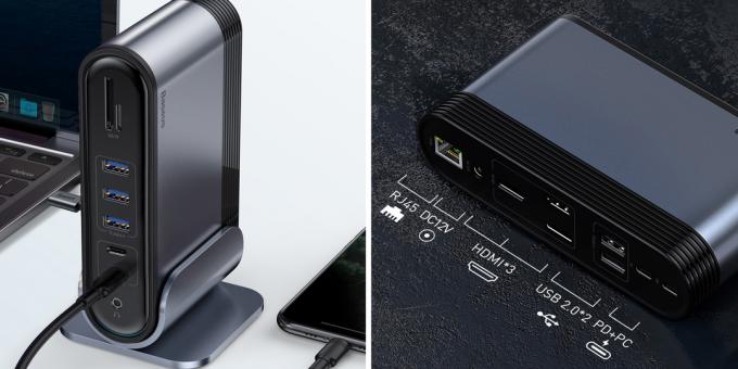 Laptop Docking Station: Baseus Type-C Hub Adapter