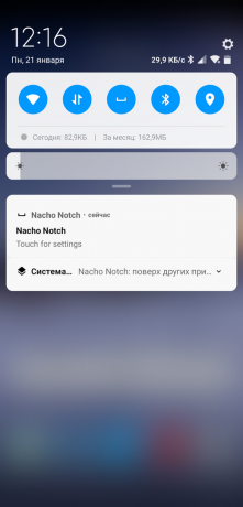 Nacho Notch: Displays the top of other windows
